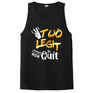 Funny 2nd Birthday Hip Hop Theme Two Legit To Quit 1 PosiCharge Competitor Tank