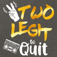 Funny 2nd Birthday Hip Hop Theme Two Legit To Quit 1 Cotton Canvas Backpack