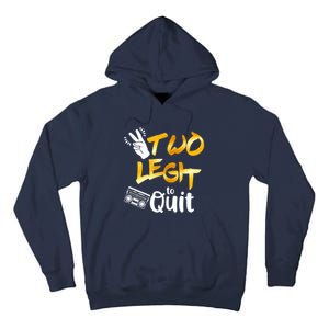 Funny 2nd Birthday Hip Hop Theme Two Legit To Quit 1 Tall Hoodie