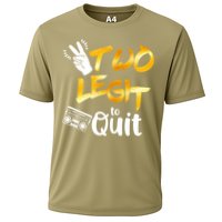 Funny 2nd Birthday Hip Hop Theme Two Legit To Quit 1 Cooling Performance Crew T-Shirt
