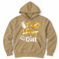 Funny 2nd Birthday Hip Hop Theme Two Legit To Quit 1 Hoodie