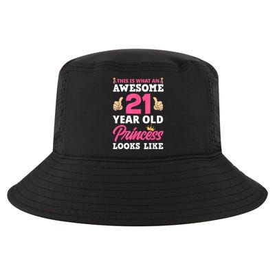 Funny 21st Birthday Women Funny 21 Years Old Birthday Girls Cool Comfort Performance Bucket Hat