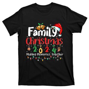 Family 2024 Christmas Matching Outfits Squad Santa Elf Funny T-Shirt