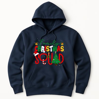 Family 2024 Christmas Matching Outfits Team Santa Elf Squad Hoodie