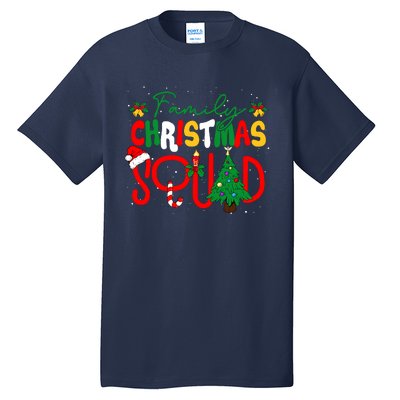 Family 2024 Christmas Matching Outfits Team Santa Elf Squad Tall T-Shirt