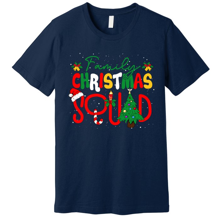 Family 2024 Christmas Matching Outfits Team Santa Elf Squad Premium T-Shirt