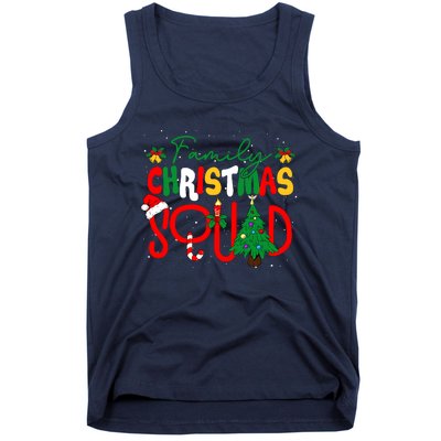 Family 2024 Christmas Matching Outfits Team Santa Elf Squad Tank Top