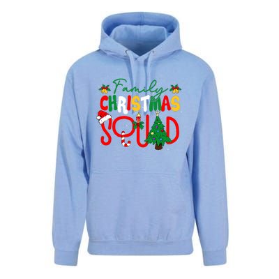 Family 2024 Christmas Matching Outfits Team Santa Elf Squad Unisex Surf Hoodie