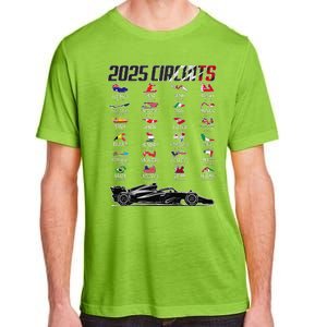 Formula 2025 Circuits Formula 2025 Schedule Race Car Formula Adult ChromaSoft Performance T-Shirt