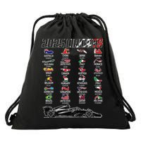 Formula 2025 Circuits Formula 2025 Schedule Race Car Formula Drawstring Bag