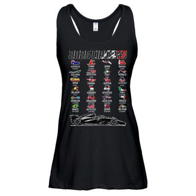 Formula 2025 Circuits Formula 2025 Schedule Race Car Formula Ladies Essential Flowy Tank