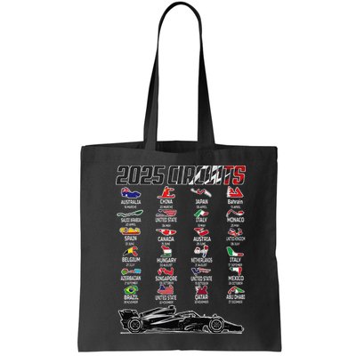 Formula 2025 Circuits Formula 2025 Schedule Race Car Formula Bag