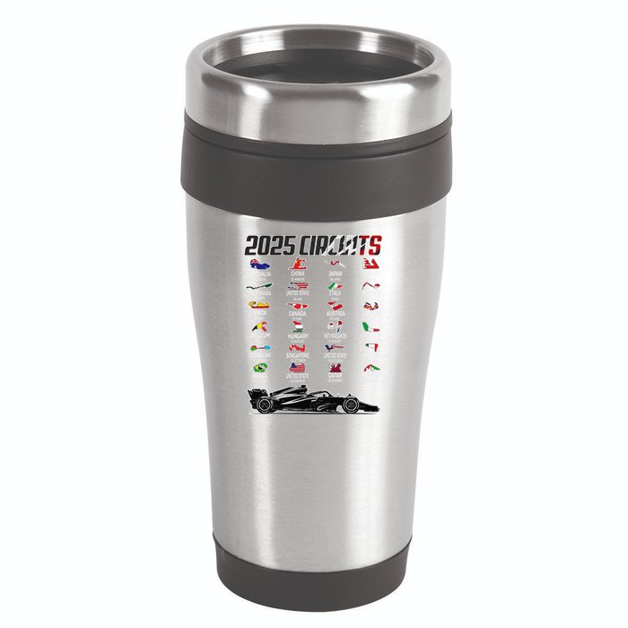 Formula 2025 Circuits Formula 2025 Schedule Race Car Formula 16oz Travel Tumbler