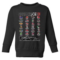 Formula 2025 Circuits Formula 2025 Schedule Race Car Formula Toddler Sweatshirt