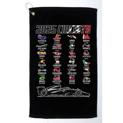 Formula 2025 Circuits Formula 2025 Schedule Race Car Formula Golf Towel