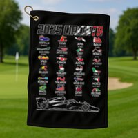 Formula 2025 Circuits Formula 2025 Schedule Race Car Formula Golf Towel