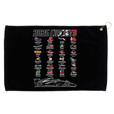 Formula 2025 Circuits Formula 2025 Schedule Race Car Formula Grommeted Golf Towel