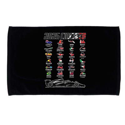 Formula 2025 Circuits Formula 2025 Schedule Race Car Formula Microfiber Hand Towel