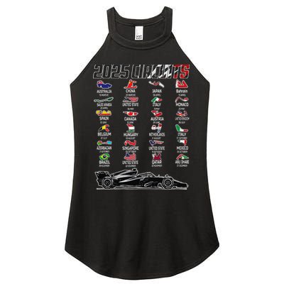 Formula 2025 Circuits Formula 2025 Schedule Race Car Formula Women's Perfect Tri Rocker Tank