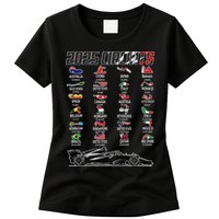 Formula 2025 Circuits Formula 2025 Schedule Race Car Formula Womens T-Shirt