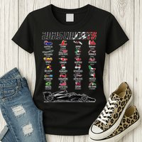 Formula 2025 Circuits Formula 2025 Schedule Race Car Formula Womens T-Shirt