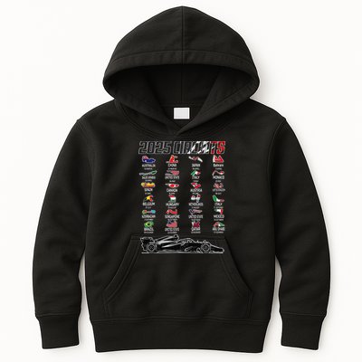 Formula 2025 Circuits Formula 2025 Schedule Race Car Formula Kids Hoodie