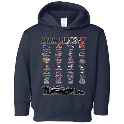 Formula 2025 Circuits Formula 2025 Schedule Race Car Formula Toddler Hoodie