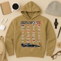 Formula 2025 Circuits Formula 2025 Schedule Race Car Formula Hoodie