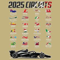 Formula 2025 Circuits Formula 2025 Schedule Race Car Formula Hoodie