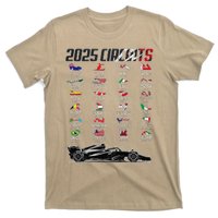 Formula 2025 Circuits Formula 2025 Schedule Race Car Formula T-Shirt