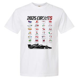 Formula 2025 Circuits Formula 2025 Schedule Race Car Formula Garment-Dyed Heavyweight T-Shirt