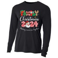 Family 2024 Christmas Matching Outfits Team Santa Elf Squad Cooling Performance Long Sleeve Crew