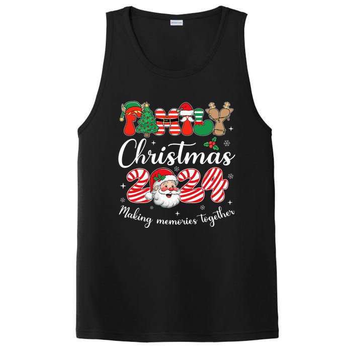 Family 2024 Christmas Matching Outfits Team Santa Elf Squad PosiCharge Competitor Tank