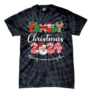 Family 2024 Christmas Matching Outfits Team Santa Elf Squad Tie-Dye T-Shirt