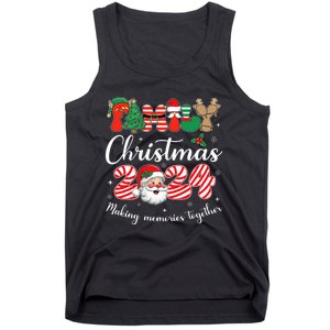 Family 2024 Christmas Matching Outfits Team Santa Elf Squad Tank Top