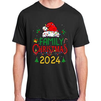 Family 2024 Christmas Matching Outfits Team Santa Elf Squad Adult ChromaSoft Performance T-Shirt