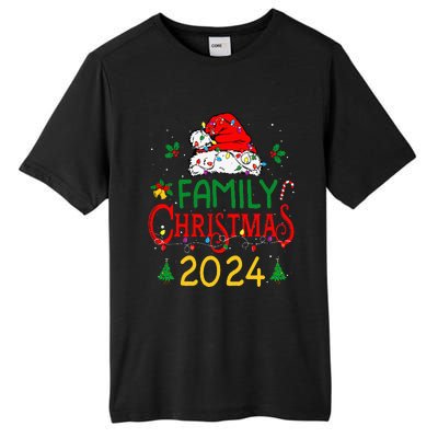 Family 2024 Christmas Matching Outfits Team Santa Elf Squad Tall Fusion ChromaSoft Performance T-Shirt