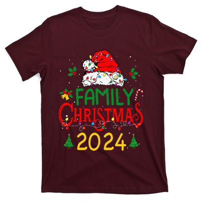 Family 2024 Christmas Matching Outfits Team Santa Elf Squad T-Shirt