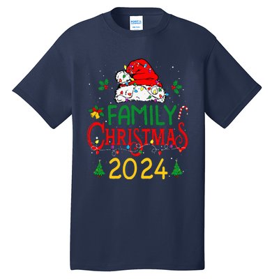 Family 2024 Christmas Matching Outfits Team Santa Elf Squad Tall T-Shirt