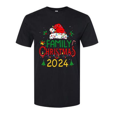 Family 2024 Christmas Matching Outfits Team Santa Elf Squad Softstyle CVC T-Shirt