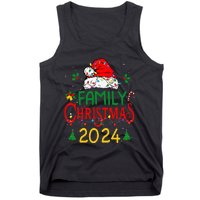 Family 2024 Christmas Matching Outfits Team Santa Elf Squad Tank Top