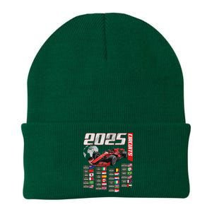 Formula 2025 Circuits Formula 2025 Schedule Racing Car Track Knit Cap Winter Beanie