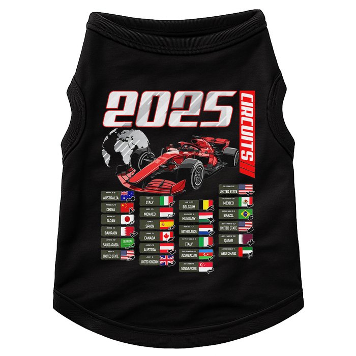Formula 2025 Circuits Formula 2025 Schedule Racing Car Track Doggie Tank