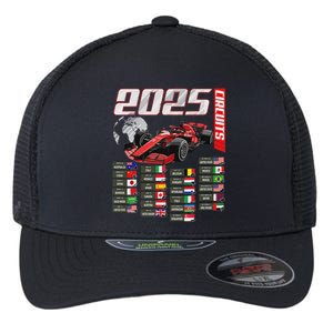 Formula 2025 Circuits Formula 2025 Schedule Racing Car Track Flexfit Unipanel Trucker Cap