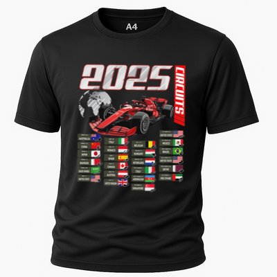 Formula 2025 Circuits Formula 2025 Schedule Racing Car Track Performance Shirt