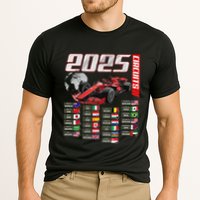 Formula 2025 Circuits Formula 2025 Schedule Racing Car Track Performance Shirt