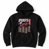 Formula 2025 Circuits Formula 2025 Schedule Racing Car Track Hoodie