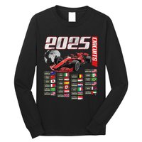 Formula 2025 Circuits Formula 2025 Schedule Racing Car Track Long Sleeve Shirt
