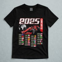 Formula 2025 Circuits Formula 2025 Schedule Racing Car Track T-Shirt