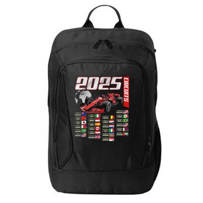 Formula 2025 Circuits Formula 2025 Schedule Racing Car Track City Backpack